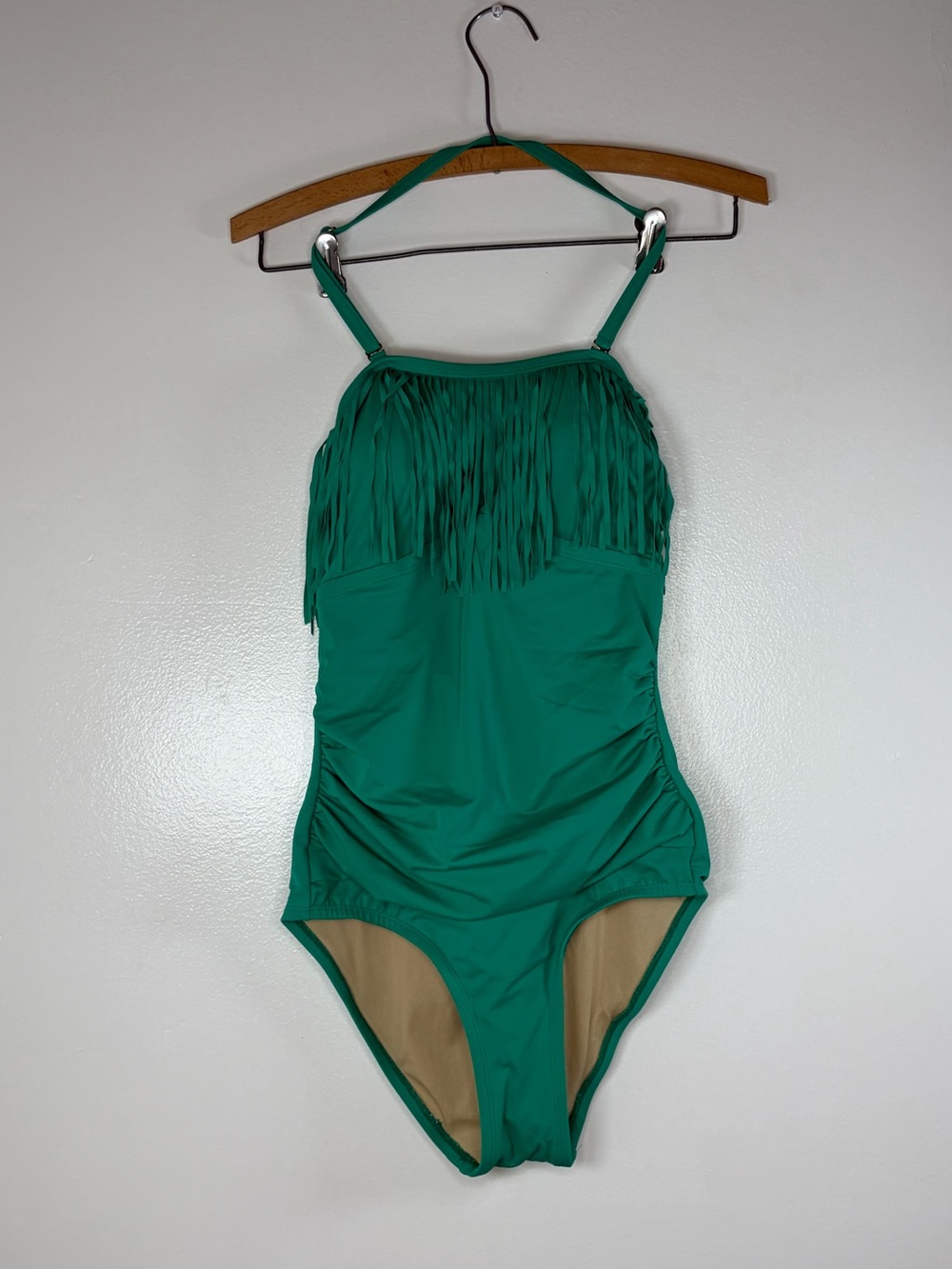 Swimsuits for All Fringe Bandeau One Piece  Swimsuit - Picture 2 of 7